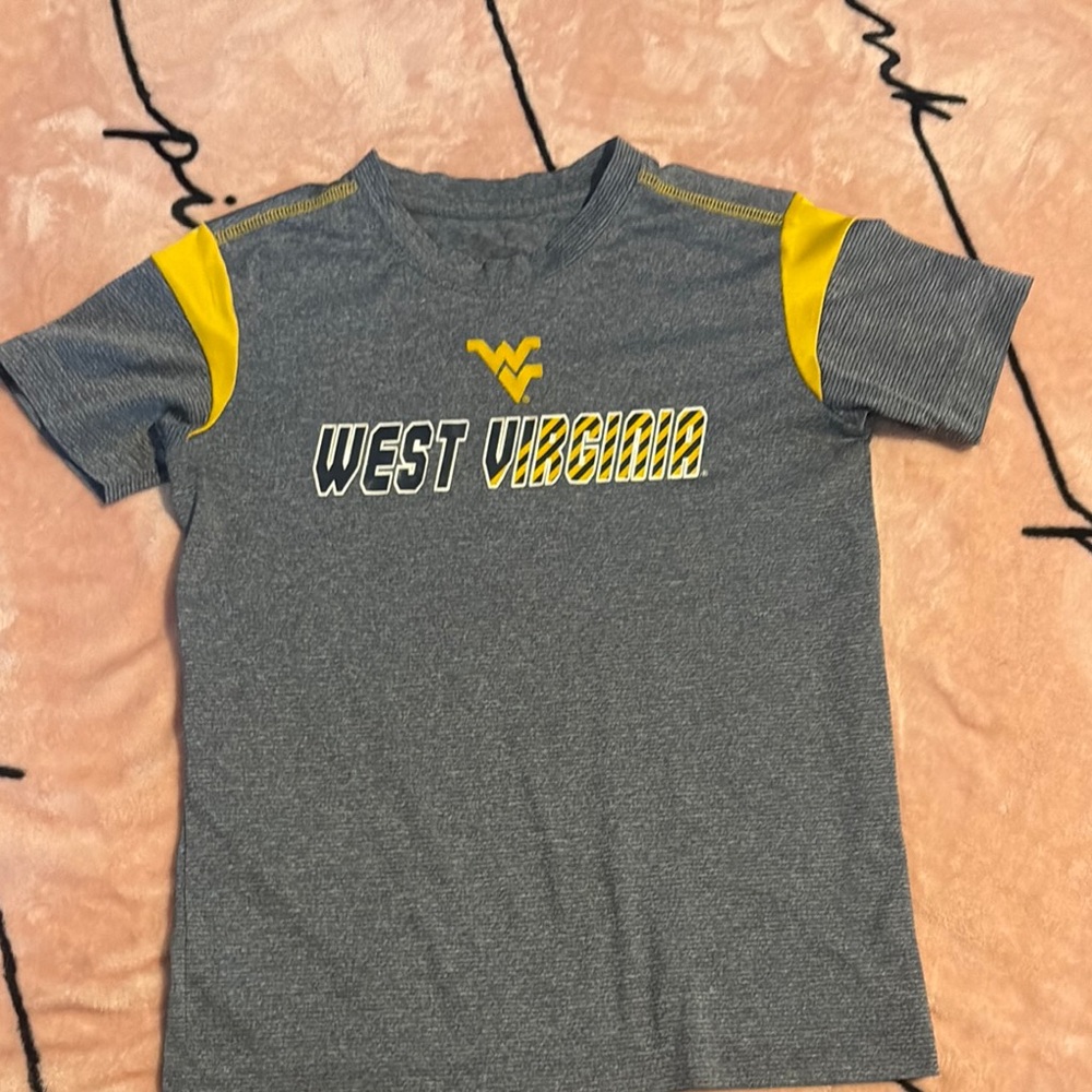 West Virginia Kids Gray and Yellow Shirt